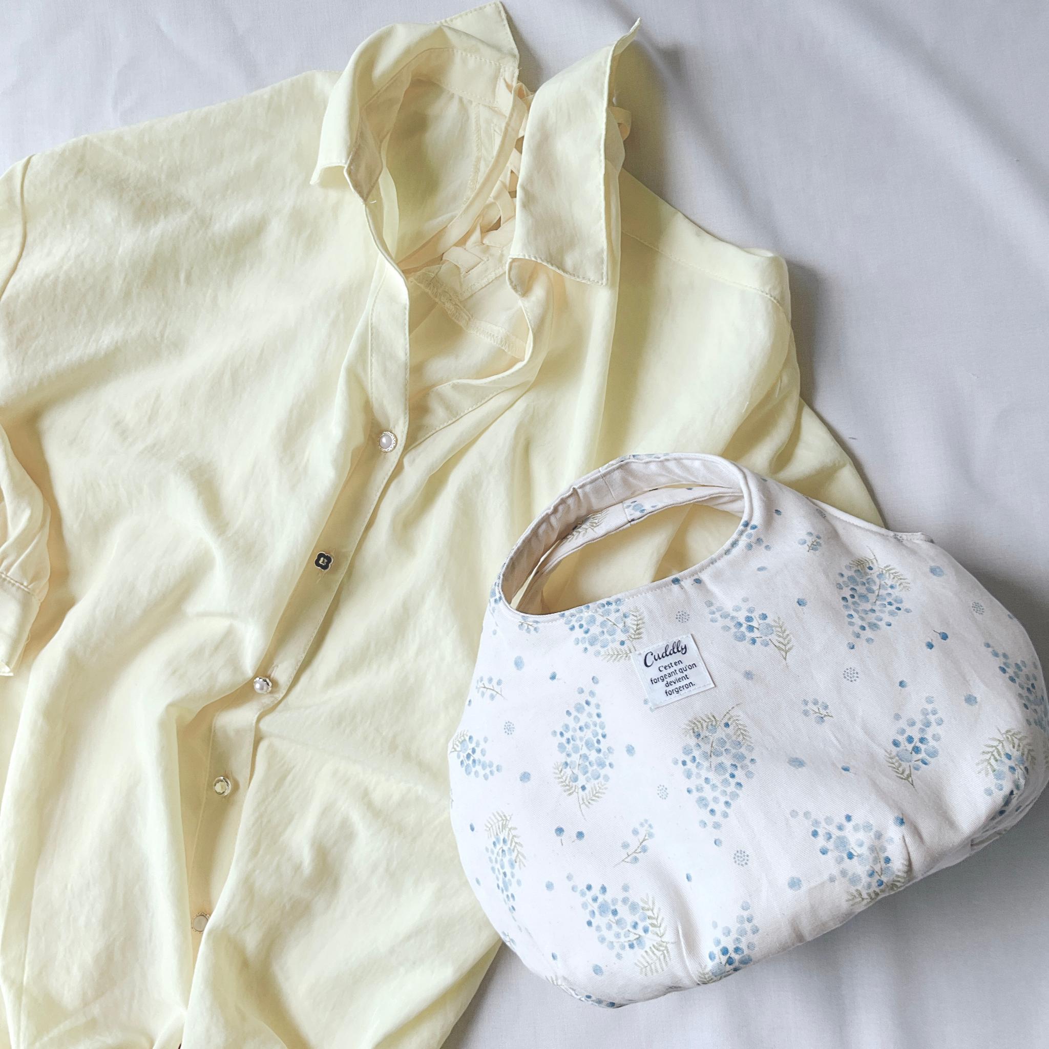 花柄の小さなころりんバッグ　Sサイズ　中身が見えないのが嬉しい | 3枚目