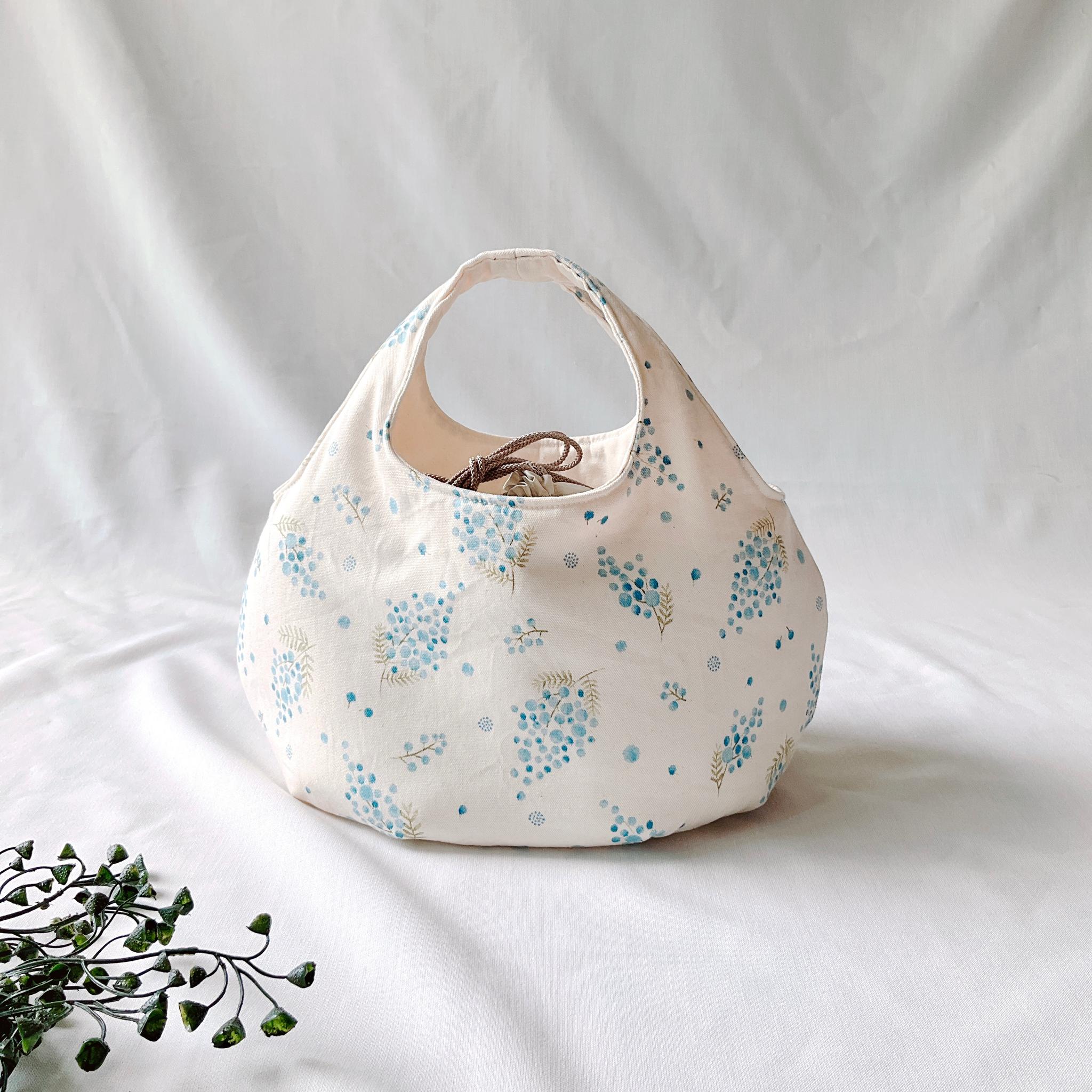 花柄の小さなころりんバッグ　Sサイズ　中身が見えないのが嬉しい | 6枚目