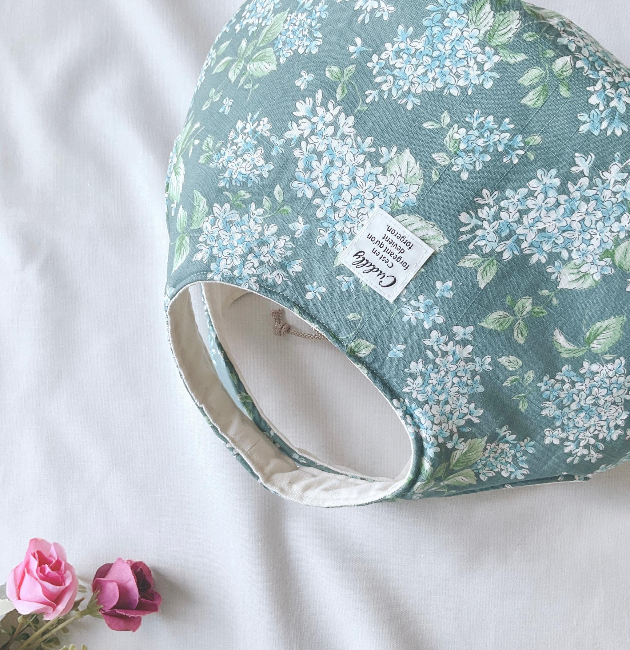 花柄の小さなころりんバッグ　Sサイズ　中身が見えないのが嬉しい | 2枚目