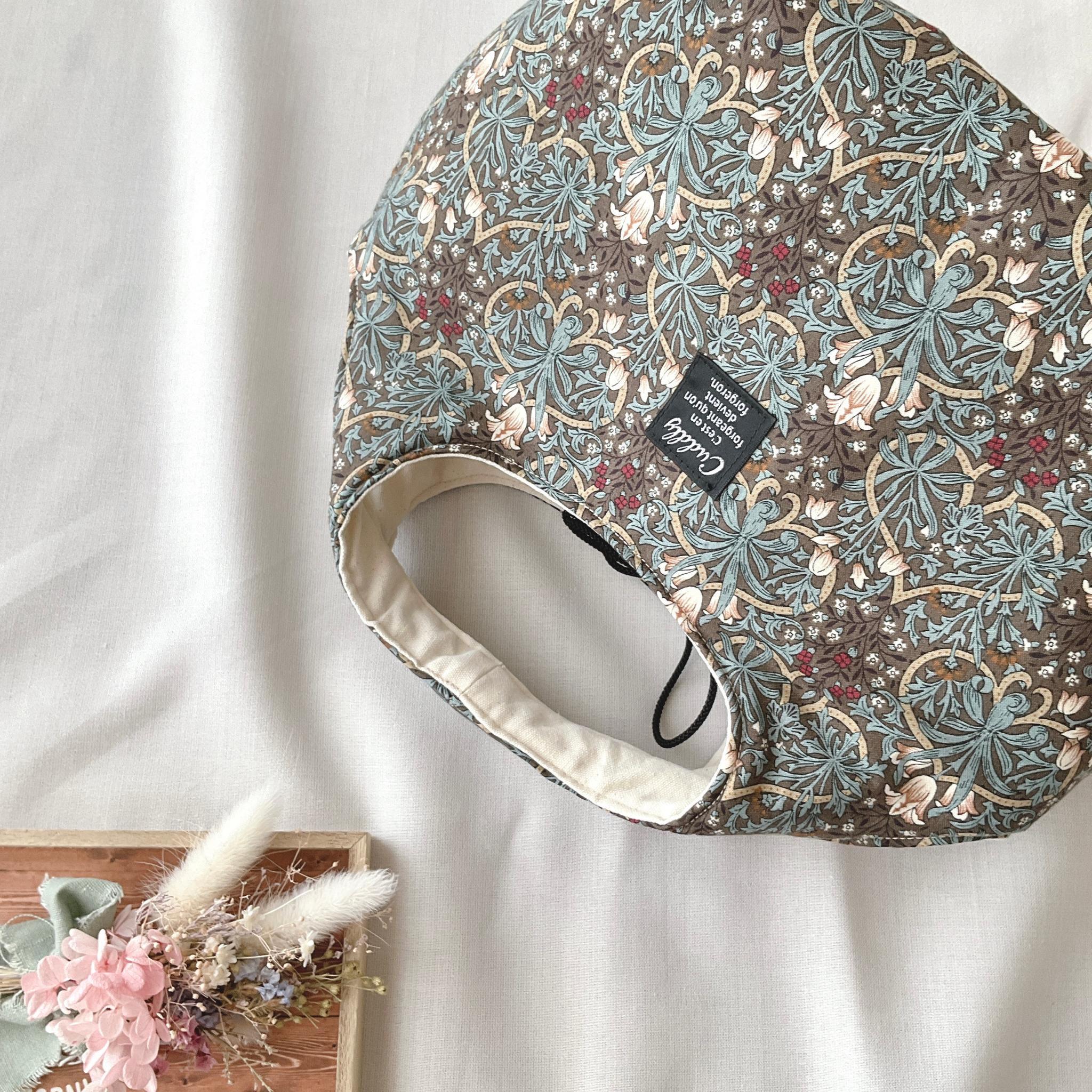 花柄の小さなころりんバッグ　Sサイズ　中身が見えないのが嬉しい | 6枚目