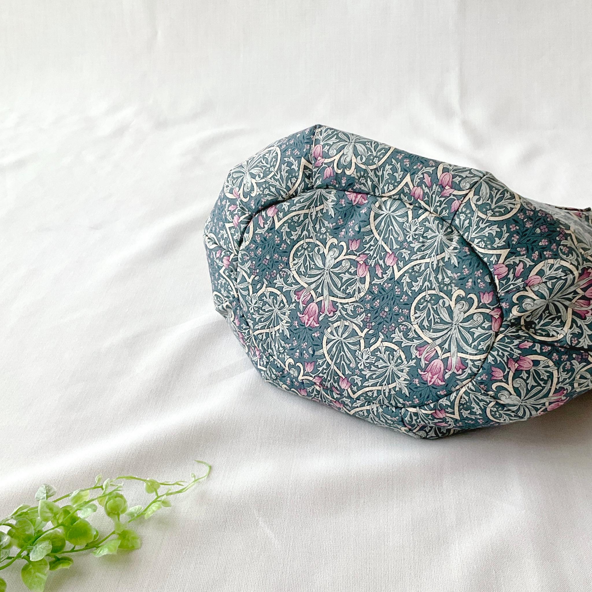 花柄の小さなころりんバッグ　Sサイズ　中身が見えないのが嬉しい | 7枚目