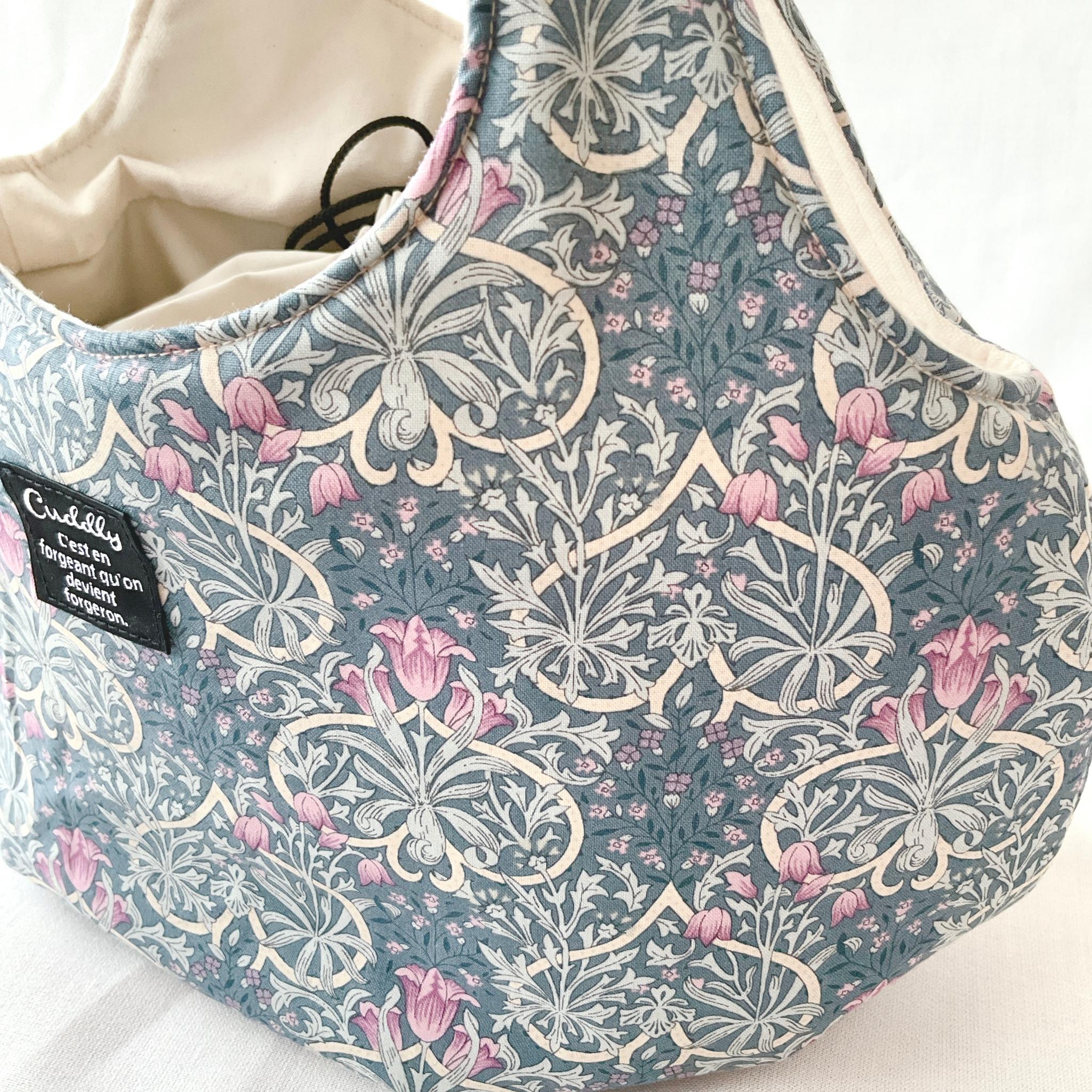 花柄の小さなころりんバッグ　Sサイズ　中身が見えないのが嬉しい | 9枚目