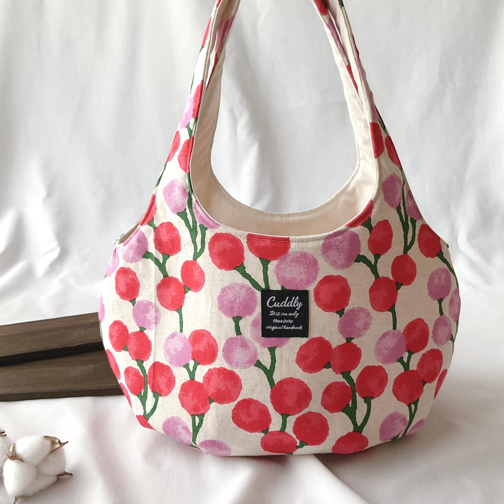 北欧柄のころりんバッグ　Mサイズ　ショルダータイプ | 2枚目