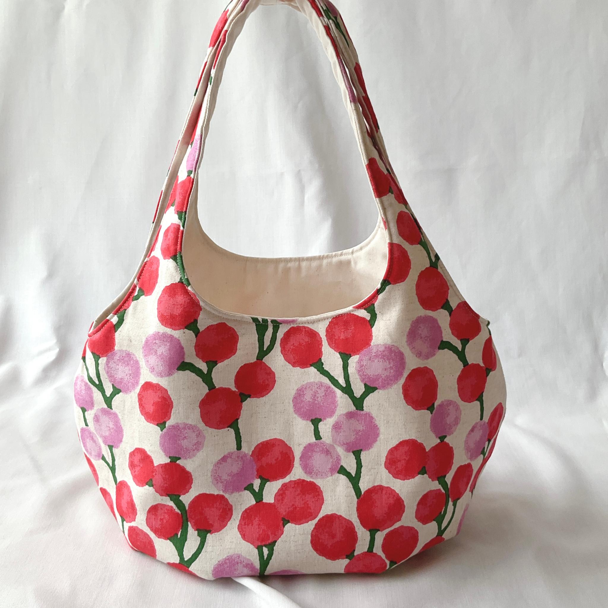 北欧柄のころりんバッグ　Mサイズ　ショルダータイプ | 4枚目