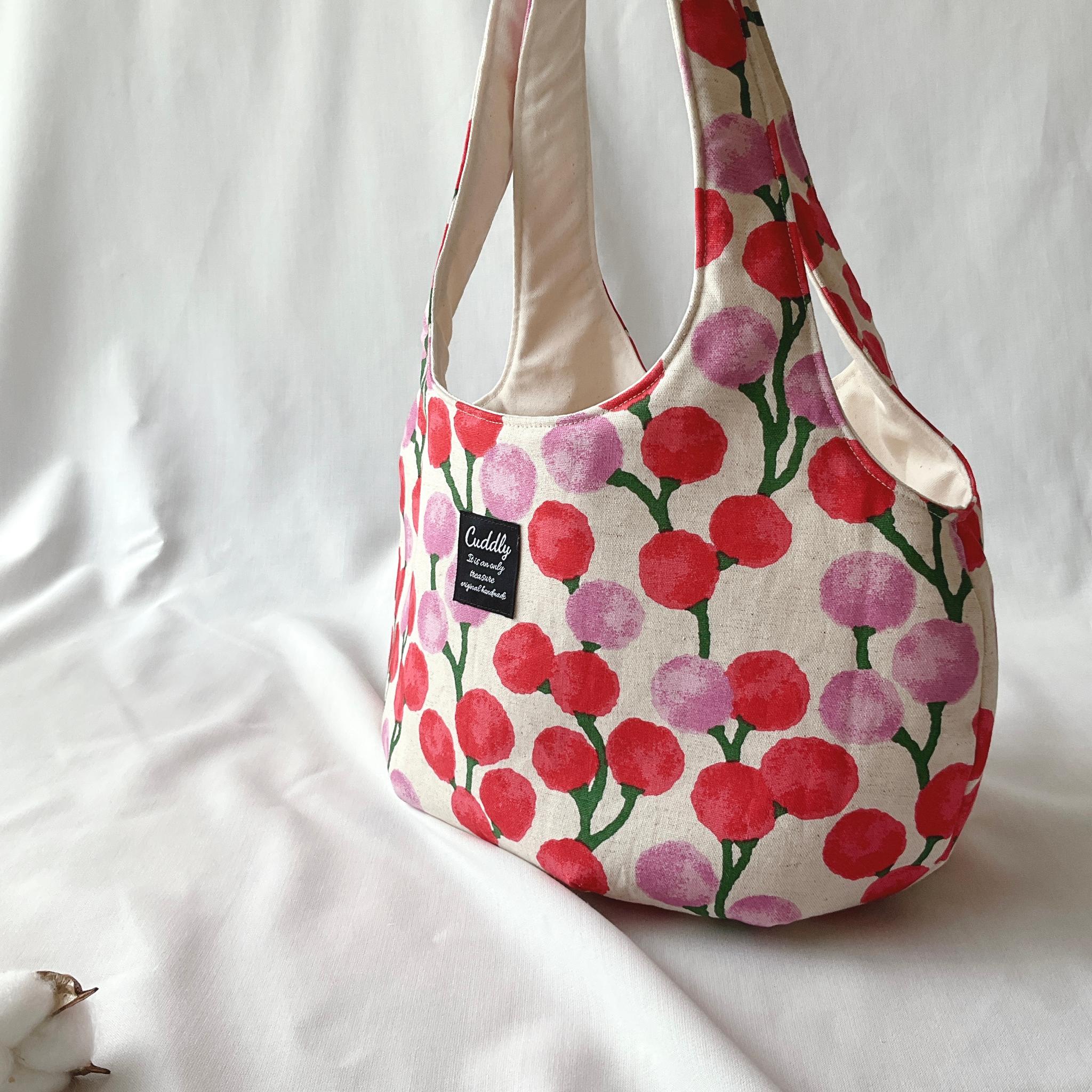 北欧柄のころりんバッグ　Mサイズ　ショルダータイプ | 5枚目