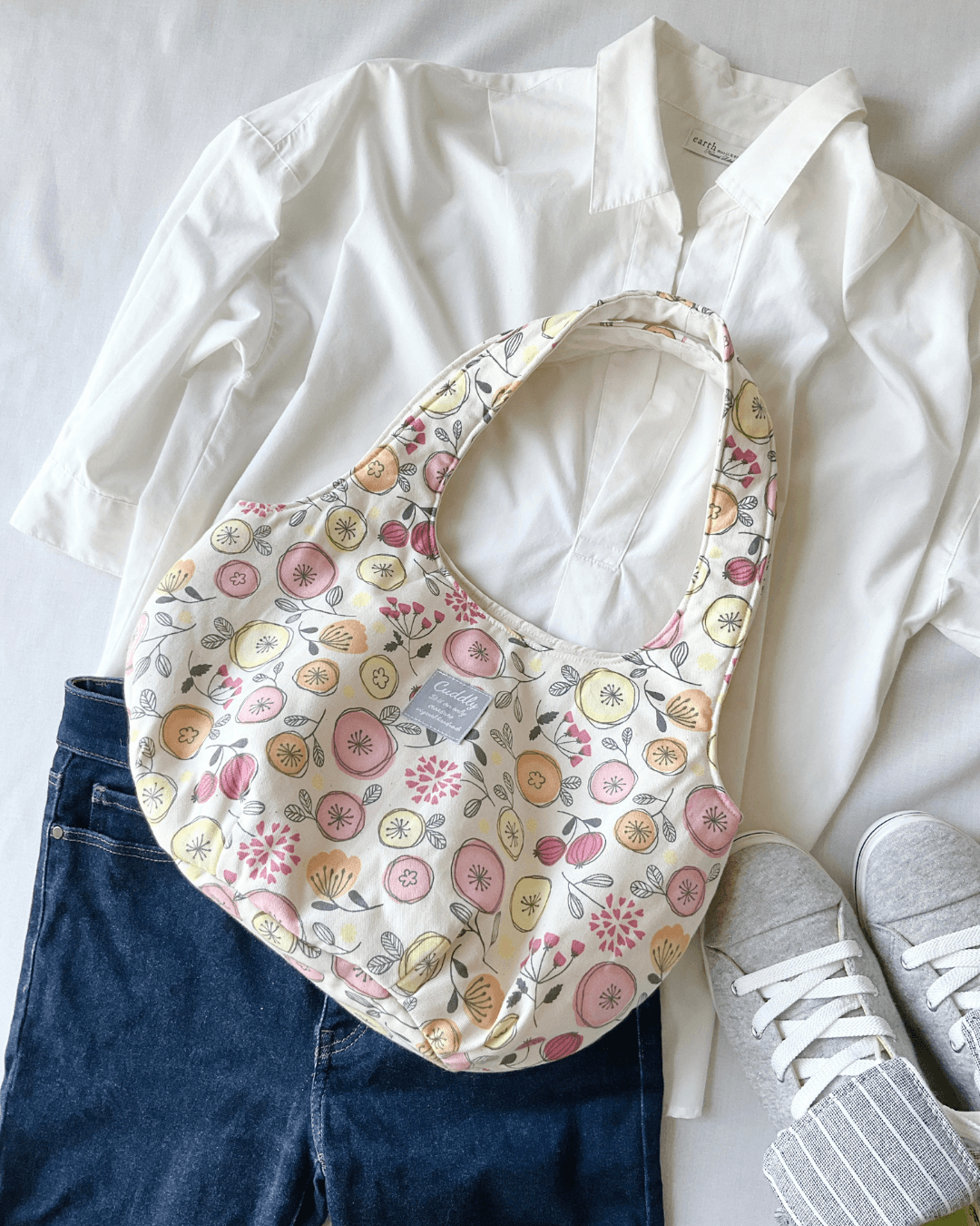 北欧柄のころりんバッグ　Mサイズ　ショルダータイプ | 9枚目